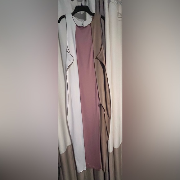 Napoleon Nude Colorblock Dress - Picture 2 of 3
